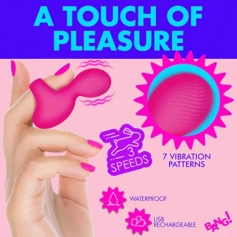 Silicone Finger Vibe - Pink - MyPleasure