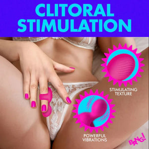 Silicone Finger Vibe - Pink - MyPleasure