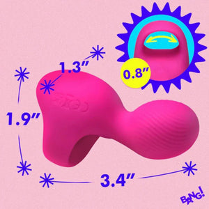 Silicone Finger Vibe - Pink - MyPleasure