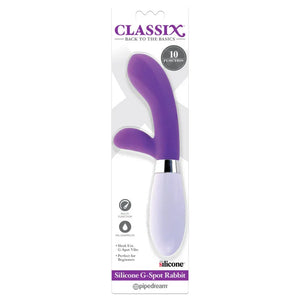 Silicone G-Spot Rabbit - Purple - MyPleasure