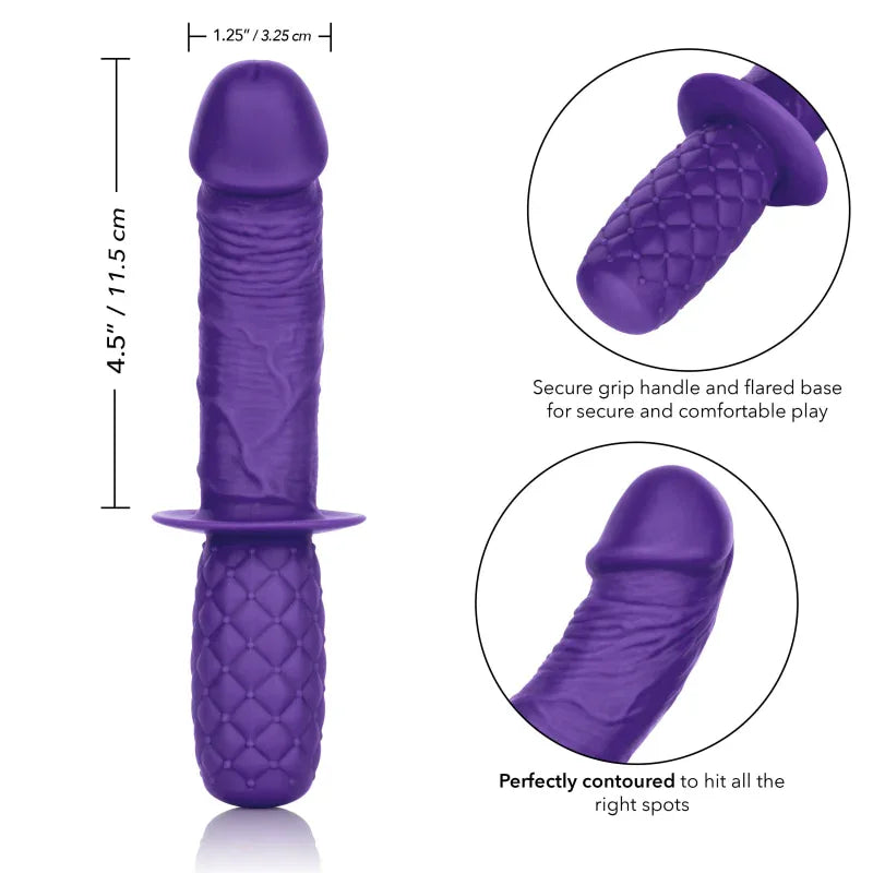 Silicone Grip Thruster - Purple - MyPleasure