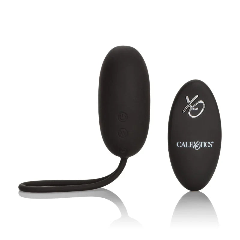 Silicone Remote Rechargeable Egg - Black - MyPleasure