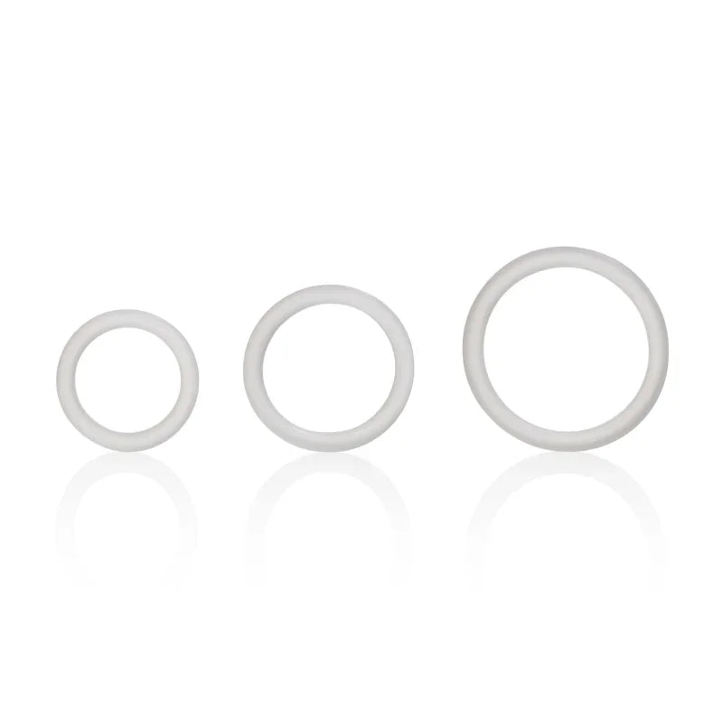 Silicone Support Rings - Clear - MyPleasure