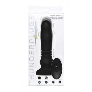 Silicone Swelling & Thrusting Plug With Remote Control - MyPleasure
