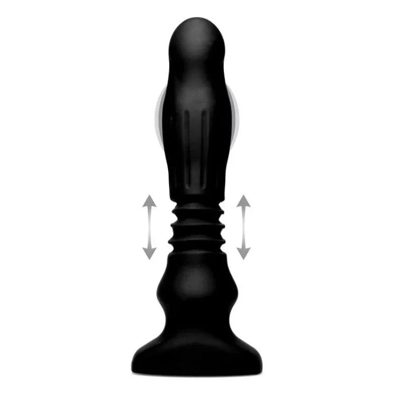 Silicone Swelling & Thrusting Plug With Remote Control - MyPleasure