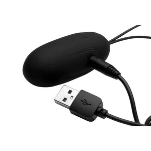 Silicone Vibrating Bullet With Remote Control - MyPleasure