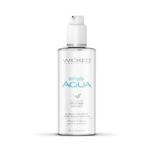 Simply Aqua Fragrance Free Lube 2.3oz 70ml - MyPleasure