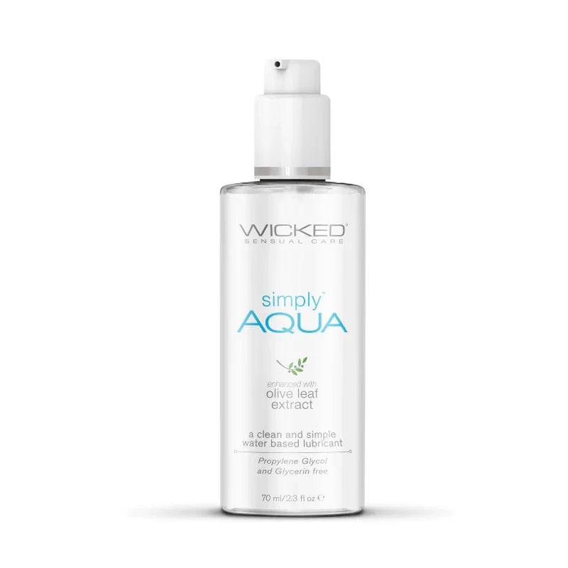 Simply Aqua Fragrance Free Lube 2.3oz 70ml - MyPleasure