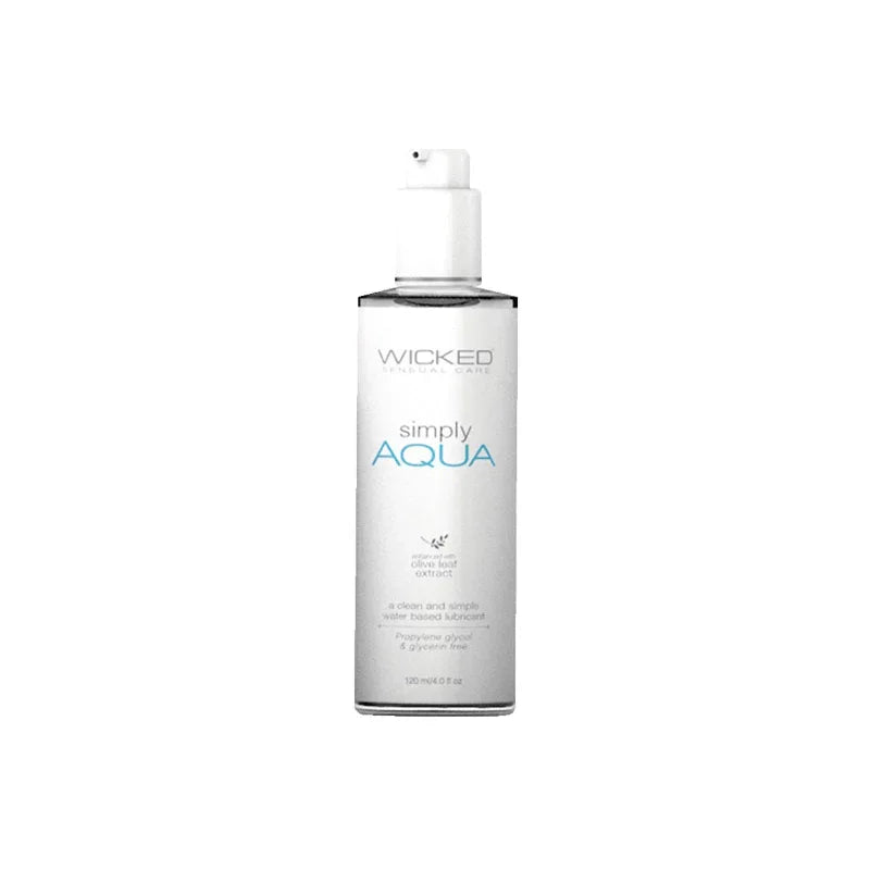 Simply Aqua Fragrance Free Lube 4oz 120ml - MyPleasure