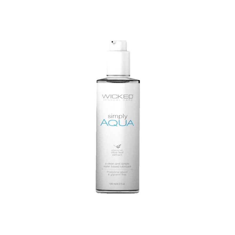 Simply Aqua Fragrance Free Lube 4oz 120ml