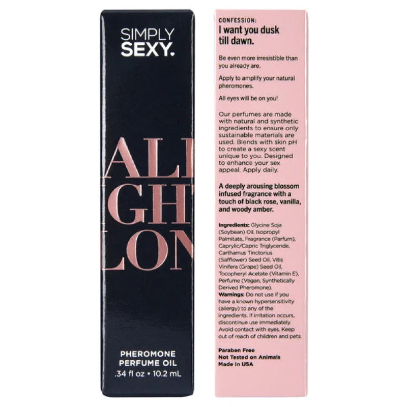 Simply Sexy All Night Long - Pheromone Perfume - .31oz | 9.2ml