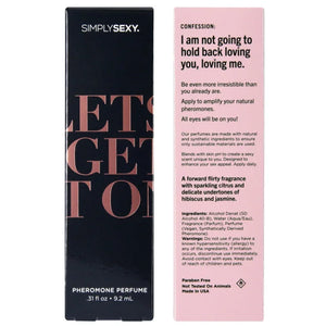 Simply Sexy Let’s Get It on - Pheromone Perfume Oil Roll on - .34oz | 10.2ml