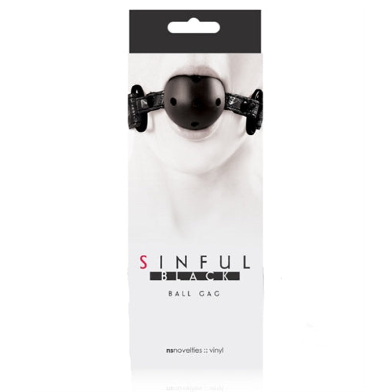 Sinful Ball Gag - Black