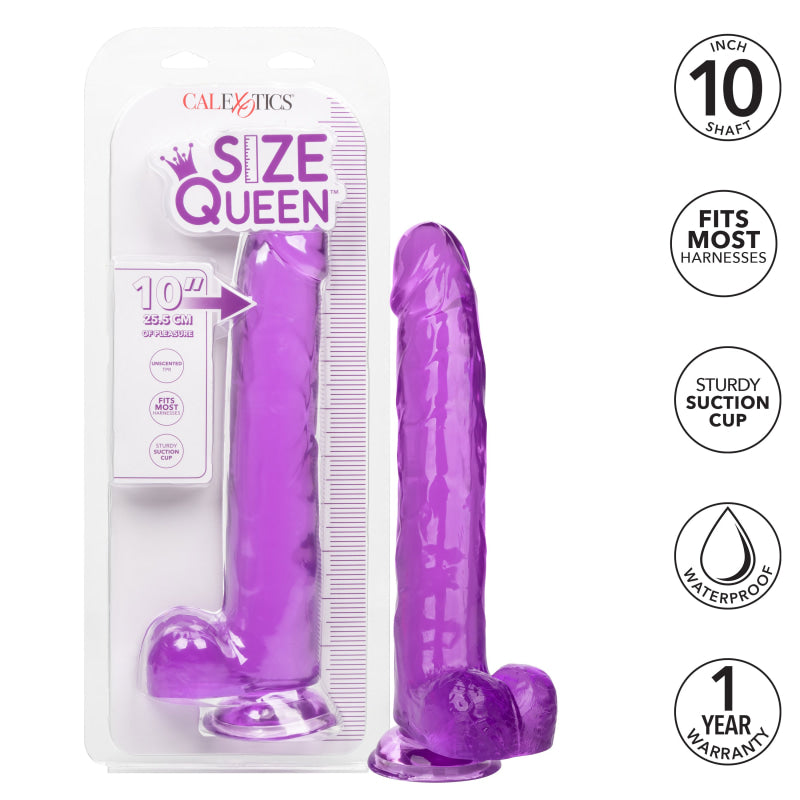 Size Queen 10 Inch- Purple