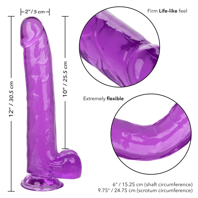 Size Queen 10 Inch- Purple - MyPleasure