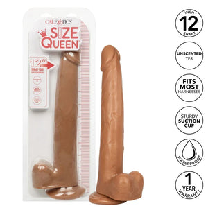 Size Queen 12 inch/30.5 Cm - Brown - MyPleasure