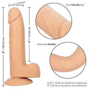 Size Queen 6 inch/15.25 Cm - Ivory - MyPleasure