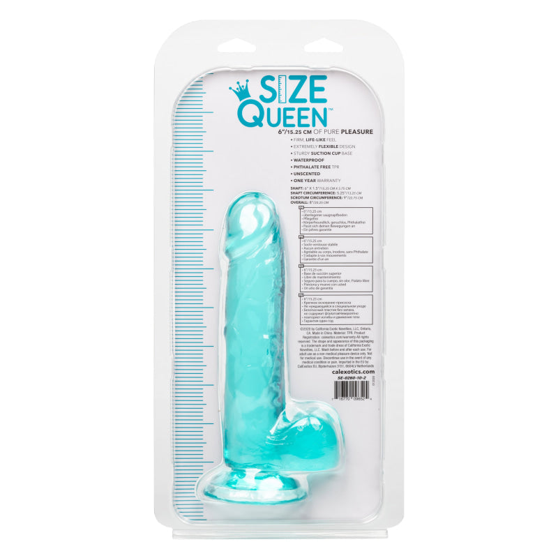 Size Queen 6 Inch - Blue