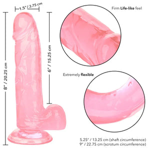 Size Queen 6 Inch - Pink - MyPleasure