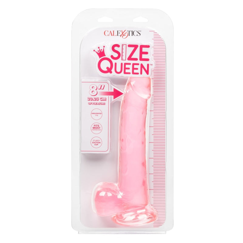 Size Queen 8 Inch - Pink - Dildos & Dongs