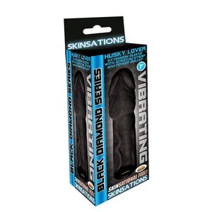 Skinsations Black Diamond Series Vibrating Husky Lover - Black - MyPleasure