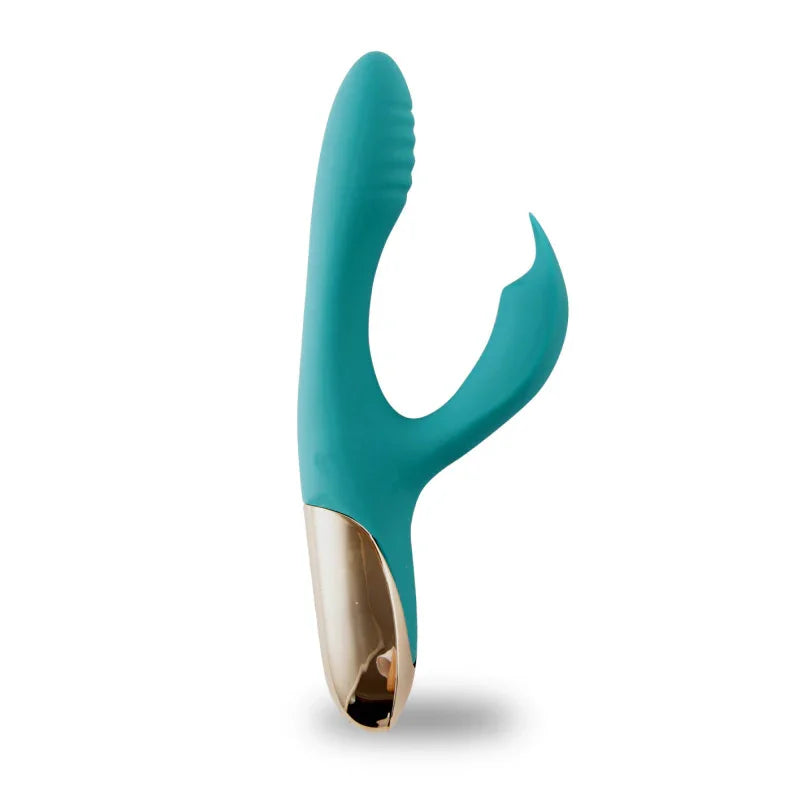 Skyler Silicone Bendable Rabbit - Green - MyPleasure