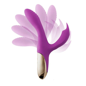 Skyler Silicone Bendable Rabbit - Purple - MyPleasure