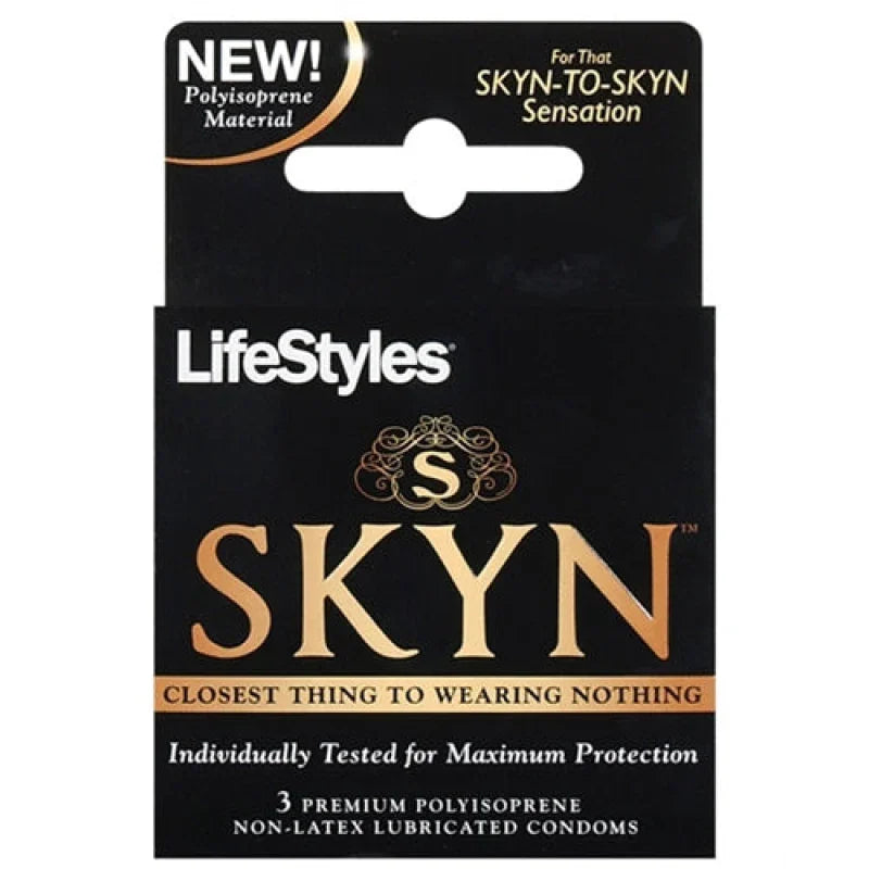 Skyn Original - Non-Latex Lubricated Condoms - 3 Pack - MyPleasure