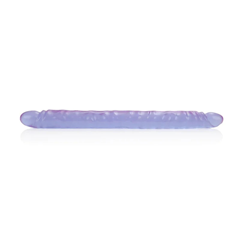 Slim Jim Duo 17 Inches Veined Super Slim Dong - Purple - MyPleasure
