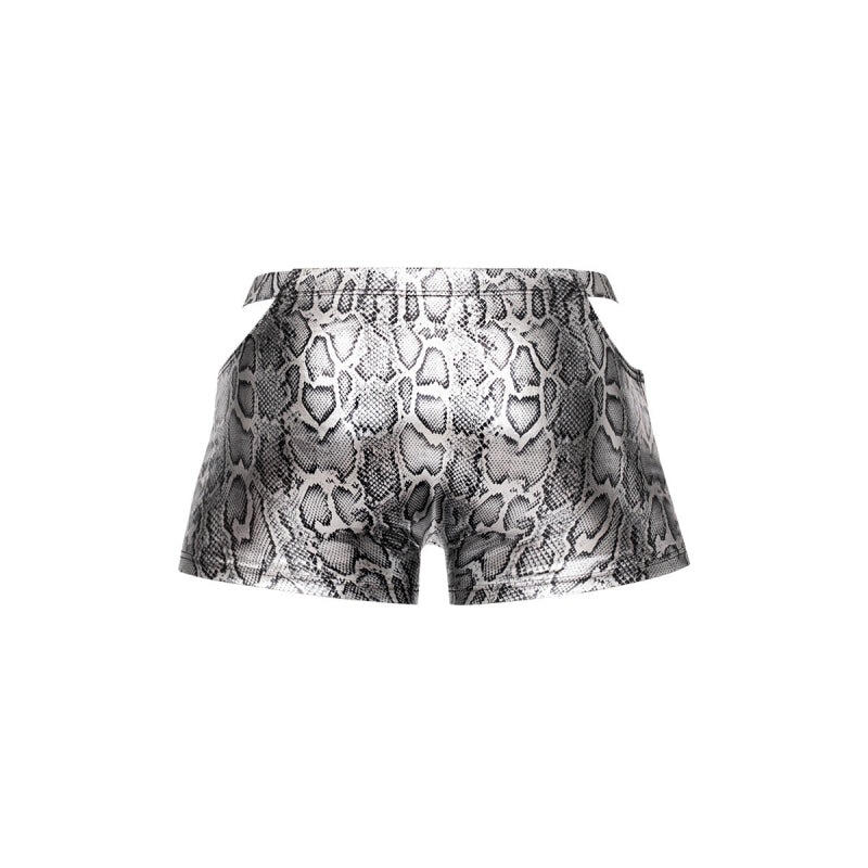 s'naked Pouch Short - Large - Silver/black