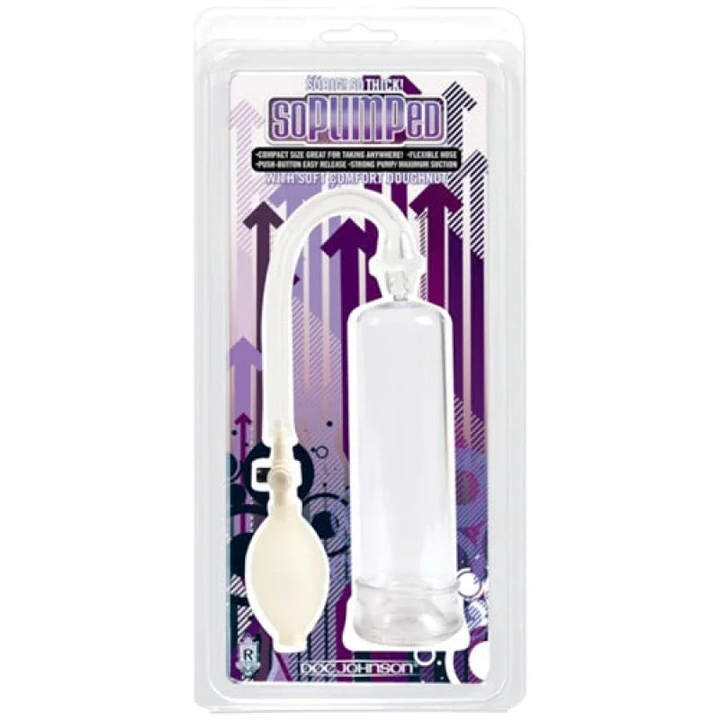 So Pumped Penis Pump Without Sleeve - Clear - MyPleasure