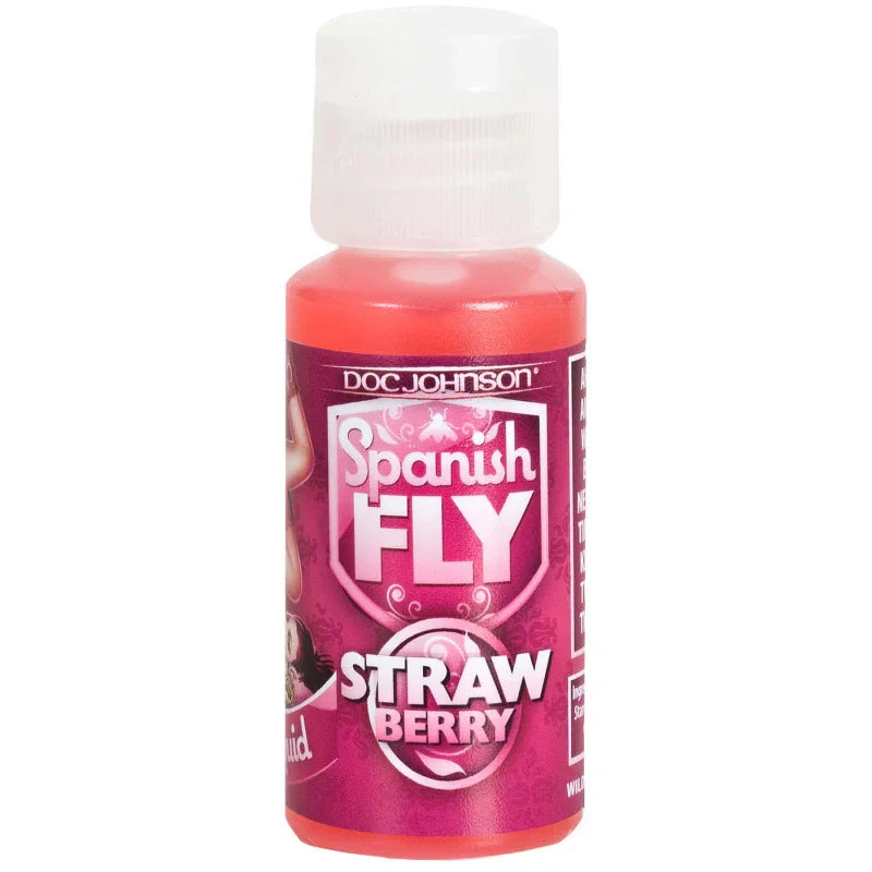 Spanish Fly Sex Drops- 1 Fl. Oz. - Wild Strawberry - MyPleasure