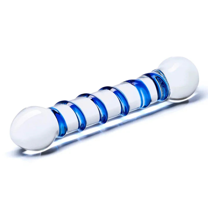 Spiral 6" Glass Dildo - MyPleasure