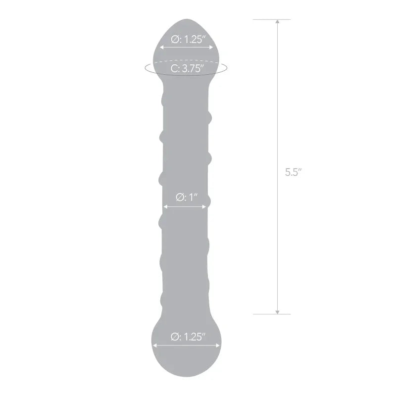 Spiral 6" Glass Dildo - MyPleasure