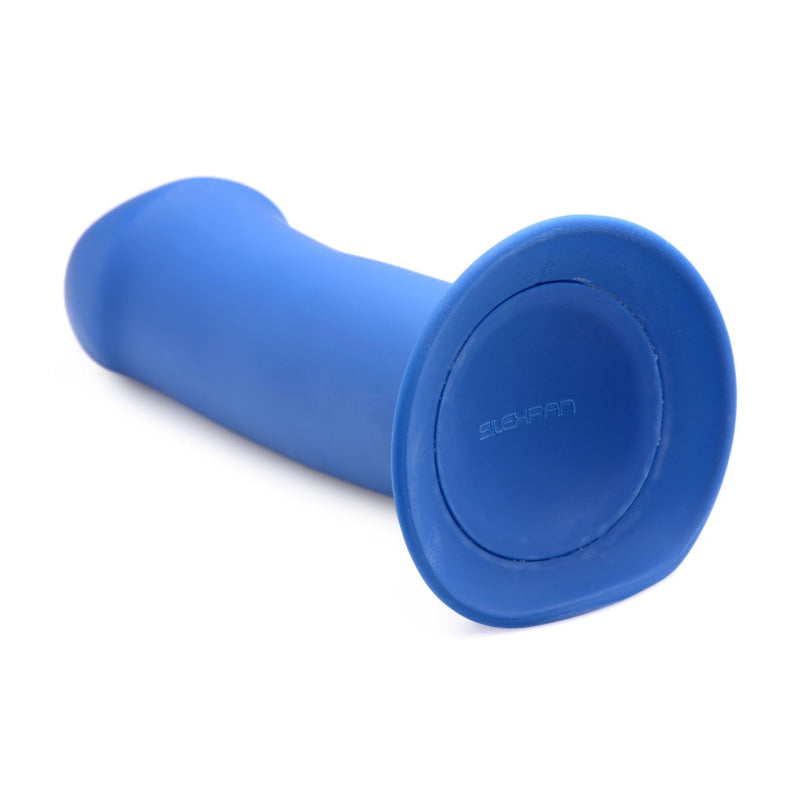 Squeezable Thick Phallic Dildo - Blue