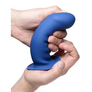 Squeezable Thick Phallic Dildo - Blue - MyPleasure