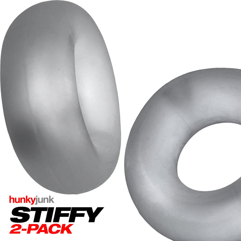 Stiffy 2-Pack Bulge-Rings - Clear Ice