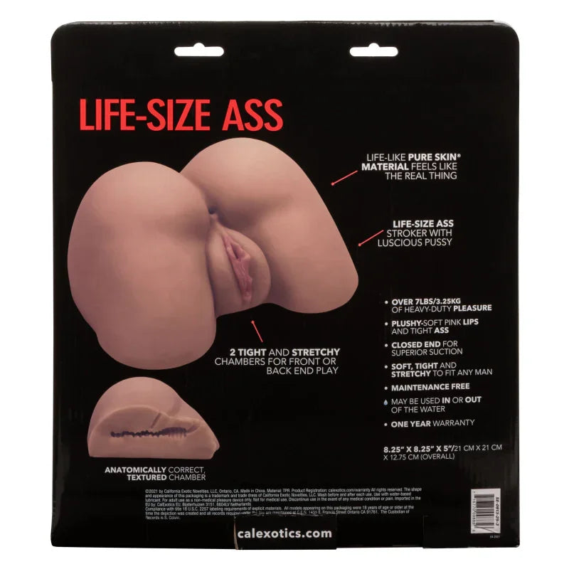 Stroke It Life-Size Ass - Brown - MyPleasure