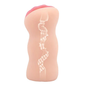 Stroke Off Super Tight Vibe Stroker - Light - MyPleasure