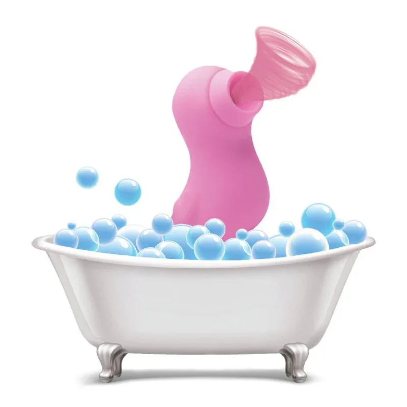 Sucky Ducky Silicone Clitoral Stimulator - Pink - MyPleasure