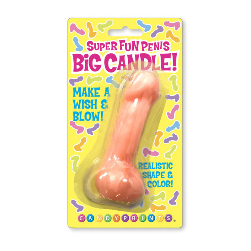 Super Fun Big Penis Candle - Pink