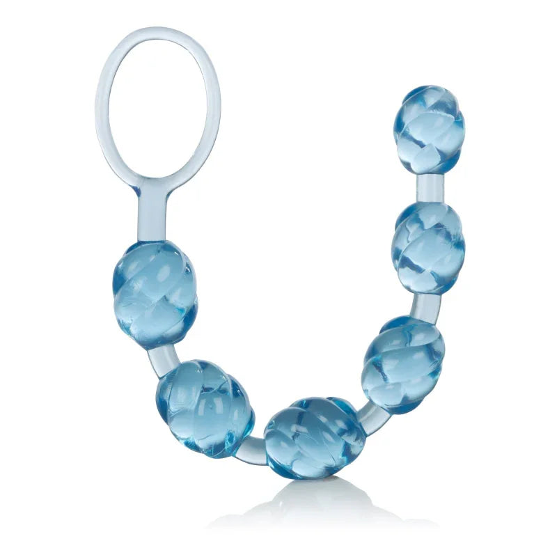 Swirl Pleasure Beads - Blue - MyPleasure