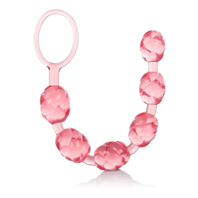 Swirl Pleasure Beads - Pink - MyPleasure
