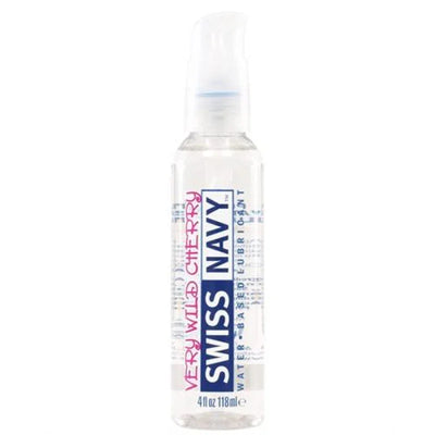 Swiss Navy Flavors Water Based Lubricant - Very Wild Cherry 4 Fl. Oz.