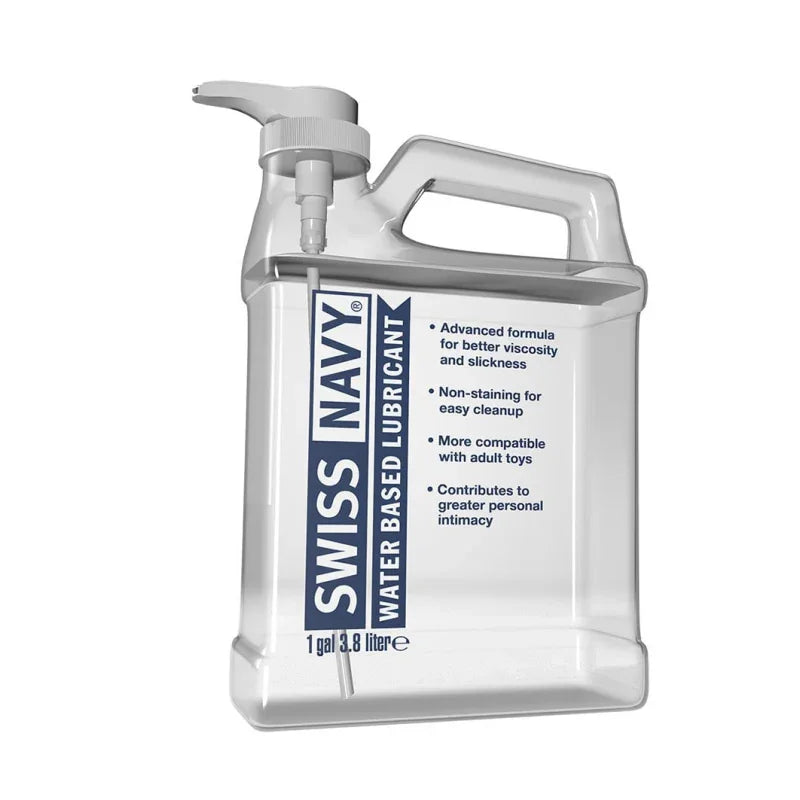 Swiss Navy Water-Based Lubricant 1 Gallon - MyPleasure