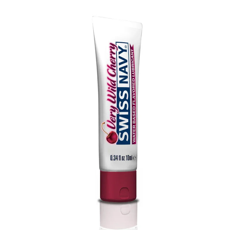 Swiss Navy Wild Cherry Water-Based Lubricant 10ml - MyPleasure