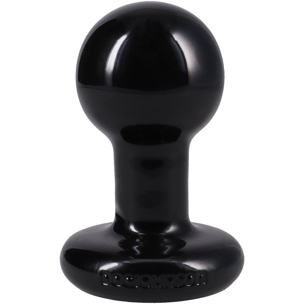 Round Butt Plug Medium - Black