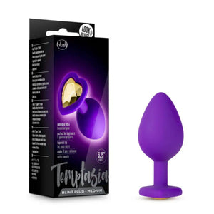 Temptasia - Bling Plug Medium - Purple - MyPleasure