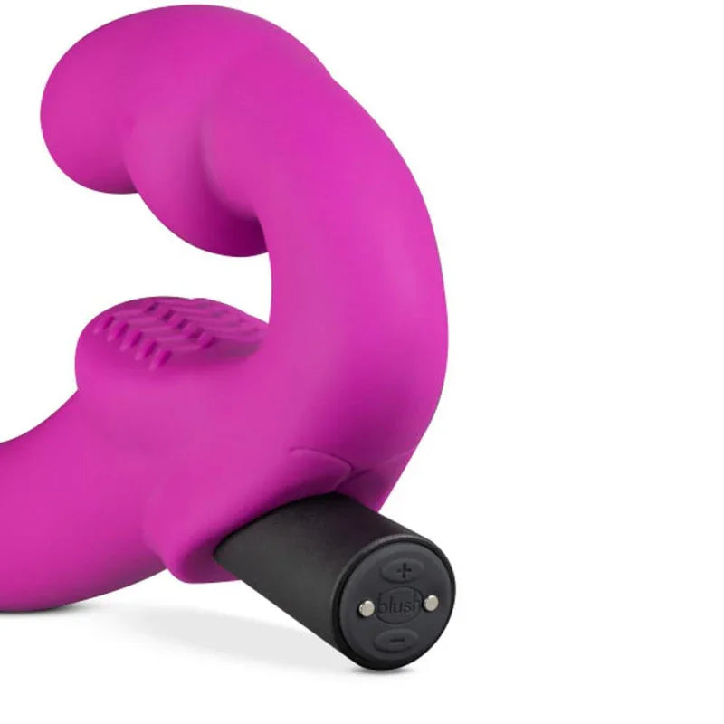 Temptasia - Estella - Strapless Silicone Dildo - Pink - MyPleasure
