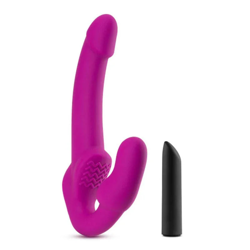 Temptasia - Estella - Strapless Silicone Dildo - Pink - MyPleasure
